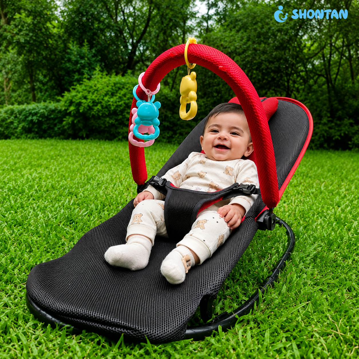 Luxury Baby Rocker & Bouncer for Calm, Comfort & Happy Play