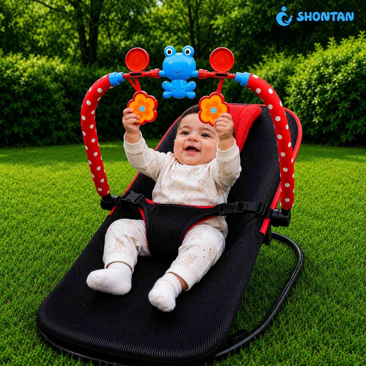 Luxury Love Baby Rocking Chair for Calm, Comfort & Happy Play